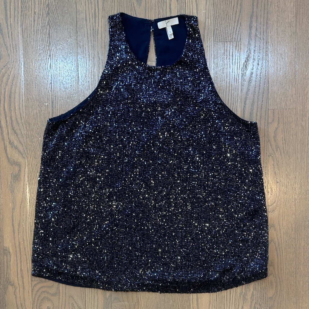 Joie Ebanee Sequin Top